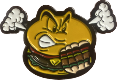 Hartford Yard Goats Steamed Cheeseburgers Lapel Pin