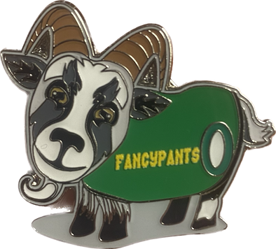 Hartford Yard Goats Fancy Pants Lapel Pin