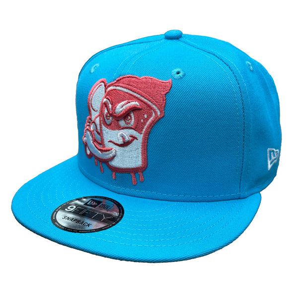 Jacksonville Jumbo Shrimp New Era Vice Blue Honey Drippers 9Fifty