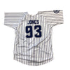 ADULT Jones #93 Pinstripes Replica FB Home Jersey