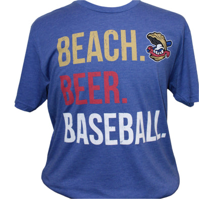 Beach Beer Baseball Tee