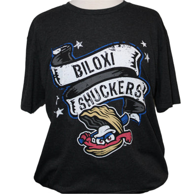 Rockabilly Tee with Batting Oyster