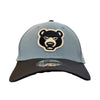 South Bend Cubs New Era 39Thirty Stretch Fit Light Blue Cap