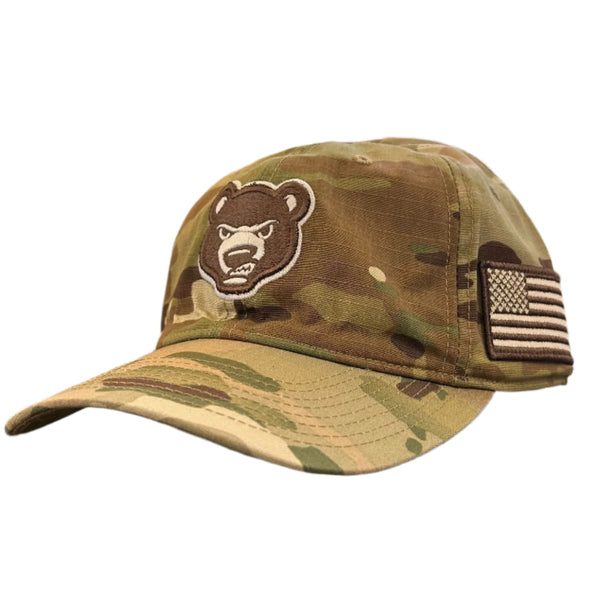 South Bend Cubs Camo Snarl Cap