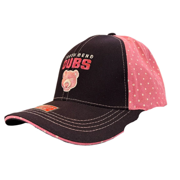 South Bend Cubs Girls Dots Adjustable Cap