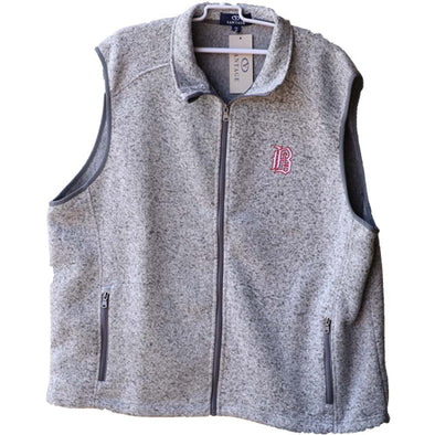 Old English B Fleece Vest  - Vantage Summit Sweater