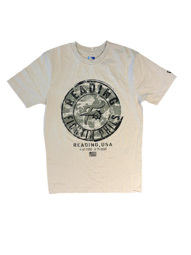 New Era 2025 Armed Forces Tan w/ Camo Logo T-Shirt