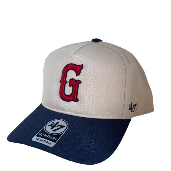 Greenville Drive Natural/Navy Hitch Hat w/G logo