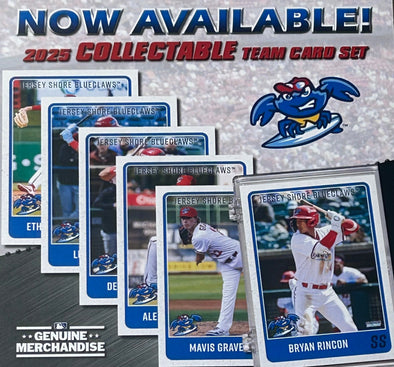 Jersey Shore BlueClaws 2025 Team Set