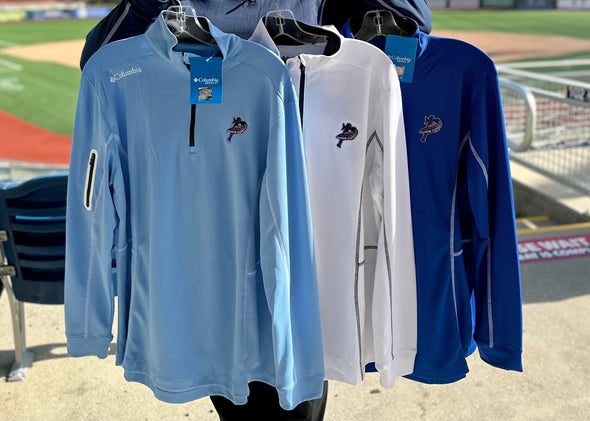 Pensacola Blue Wahoos Columbia Women's Shotgun 1/4 Zip