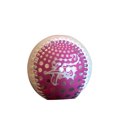 Reading Fightin Phils Pink Metallic Baseball