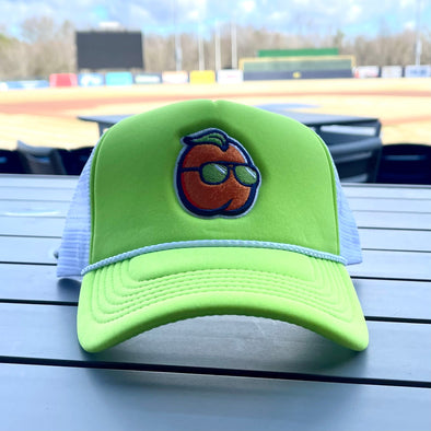 Lime Green Duraznos Foam Trucker