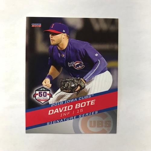 2018 Iowa Cubs Team Card Set