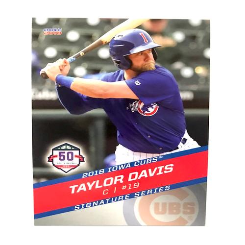 2018 Iowa Cubs Team Card Set