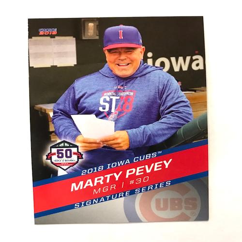 2018 Iowa Cubs Team Card Set