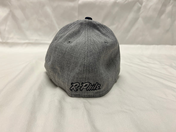 New Era 39Thirty Reading Fightin Phils Grey Feathered 'R' Stretch Fit Hat