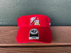 Palm Beach Cardinals Red Logo Visor