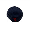 New Era 49Forty Navy Fightins Script Stretch Fit Hat