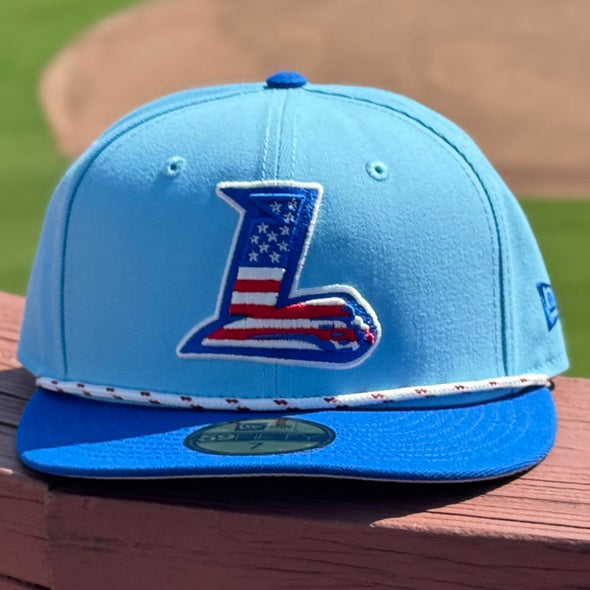 Lynchburg Hillcats 2025 July 4th New Era 59FIFTY Fitted Cap