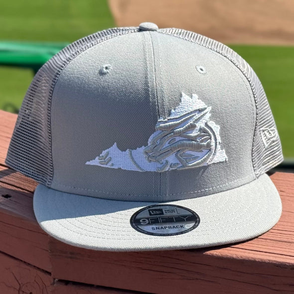 Grey State Logo New Era 9FIFTY Mesh Snapback