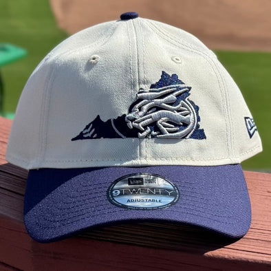 Navy And Creme New Era 9TWENTY State Logo Snapback Cap