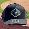 Black Trucker Patch Hat
