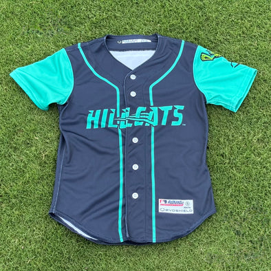 Lynchburg Hillcats Youth Alternate Blue & Teal Jersey