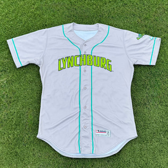 Lynchburg Hillcats Adult Gray Official Team Road Jersey