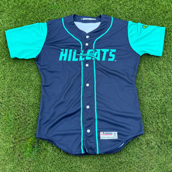 Lynchburg Hillcats Adult Alternate Blue & Teal Jersey