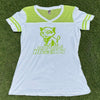 Lynchburg Hillcats Women's Neon Baby Cat Tee