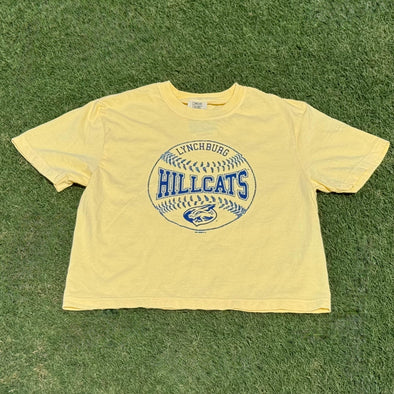 Lynchburg Hillcats Women's Comfort Colors Cropped Boxy Tee