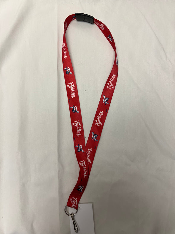 Red Fightins Breakaway Lanyard