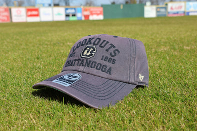 Chattanooga Lookouts Vintage Navy Dusted Steuben 47 Clean Up