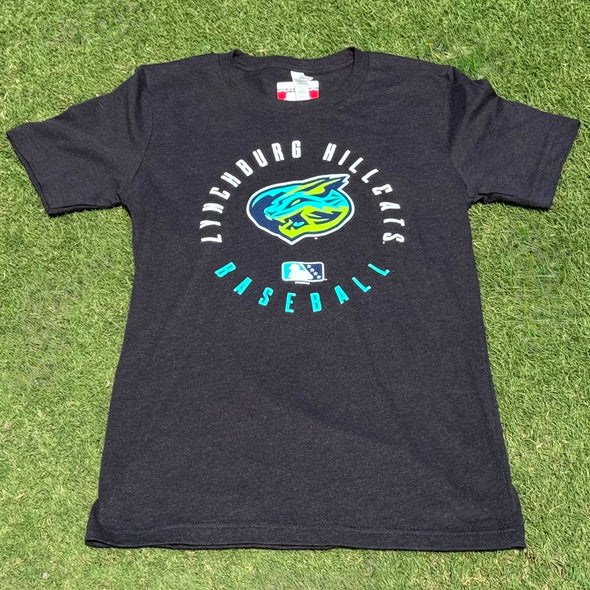 Lynchburg Hillcats Black Heather Tee
