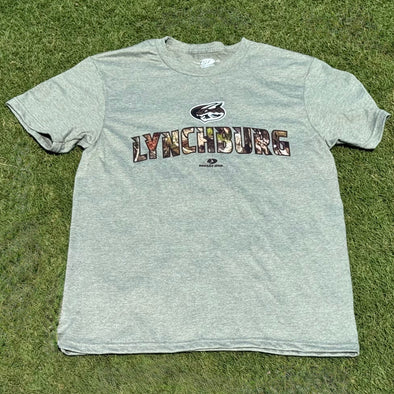 Lynchburg Hillcats Green Mossy Oak Tee