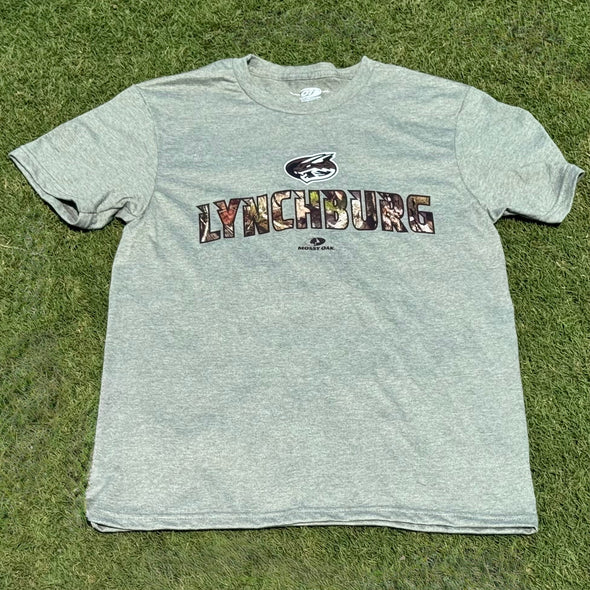 Lynchburg Hillcats Green Mossy Oak Tee