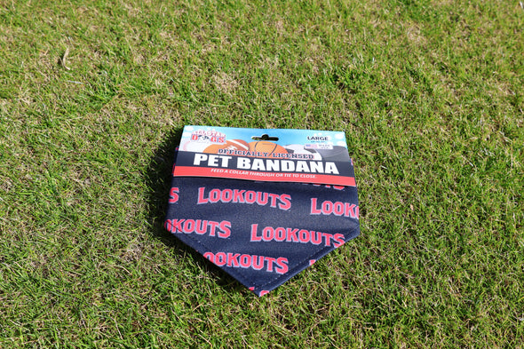 Chattanooga Lookouts All Over Sublimated Pet Bandana