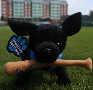 New Hampshire Fisher Cats Casey the Bat Dog Plush