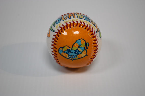 Los Cascabeles Orange Baseball