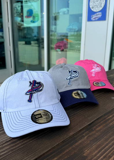Pensacola Blue Wahoos New Era Casual Classic Adjustable Buckle Cap