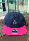 Pensacola Blue Wahoos '47 Navy Burnside Captain Hat