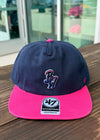 Pensacola Blue Wahoos '47 Navy Burnside Captain Hat