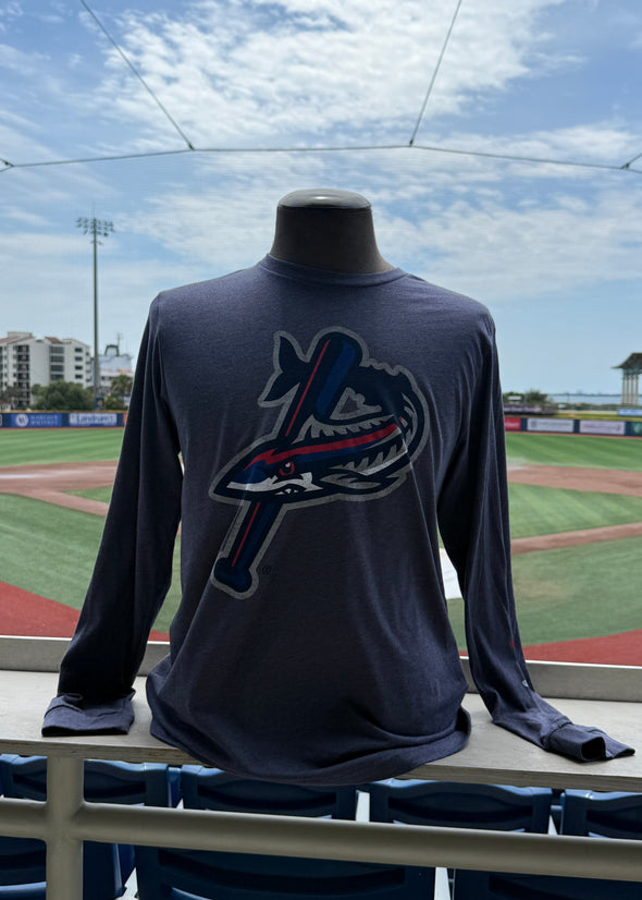 Pensacola Blue Wahoos Trophy Long Sleeve Tee