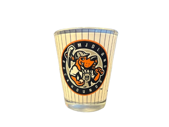 Midland RockHounds Sublimated Shot Glass