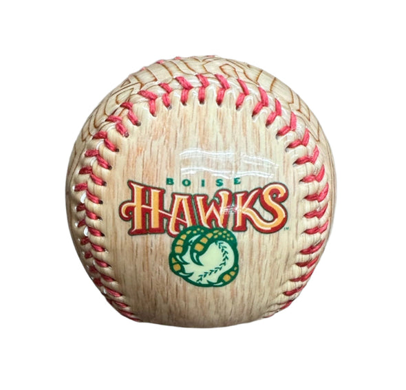 BOISE HAWKS "WOOD" SOUVENIR BASEBALL