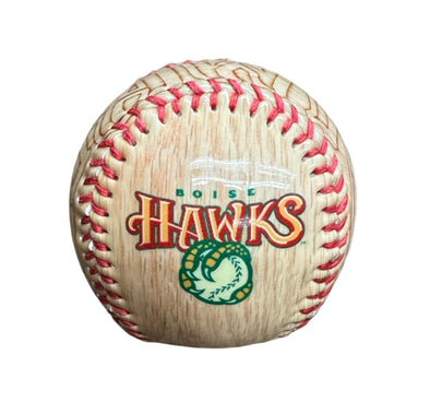 BOISE HAWKS "WOOD" SOUVENIR BASEBALL