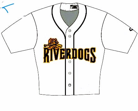 Charleston RiverDogs Women's Replica Crop Jersey