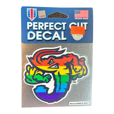Jacksonville Jumbo Shrimp Wincraft Pride Logo Perfect Cut Decal