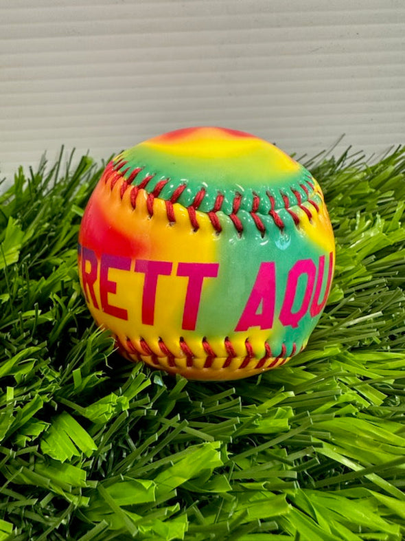 Everett AquaSox Tie Dye Baseball