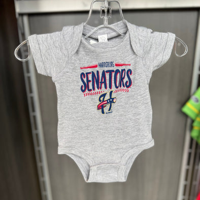 Harrisburg Senators Gray Infant Onesie